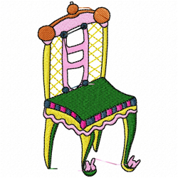 Chairs Embroidery Design 2 Chairs Embroidery Design 2
